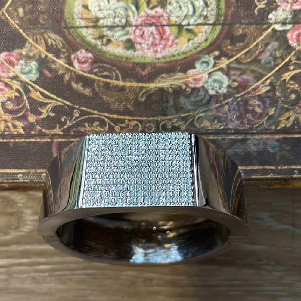 Lia Sophia Silver with diamonds bracelet